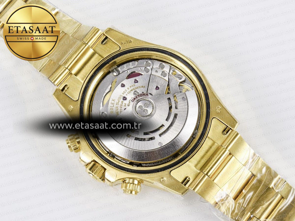 Rolex Daytona 116508 ZF 1:1 Best Edition Green Dial on YG Bracelet SH4130 (Gain Weight) - Görsel 20