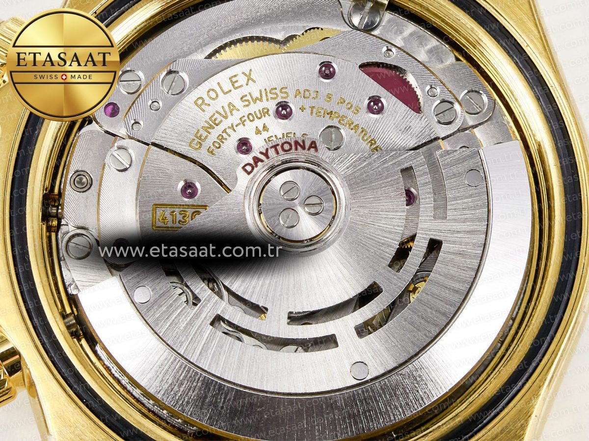 Rolex Daytona 116508 ZF 1:1 Best Edition Green Dial on YG Bracelet SH4130 (Gain Weight) - Görsel 21