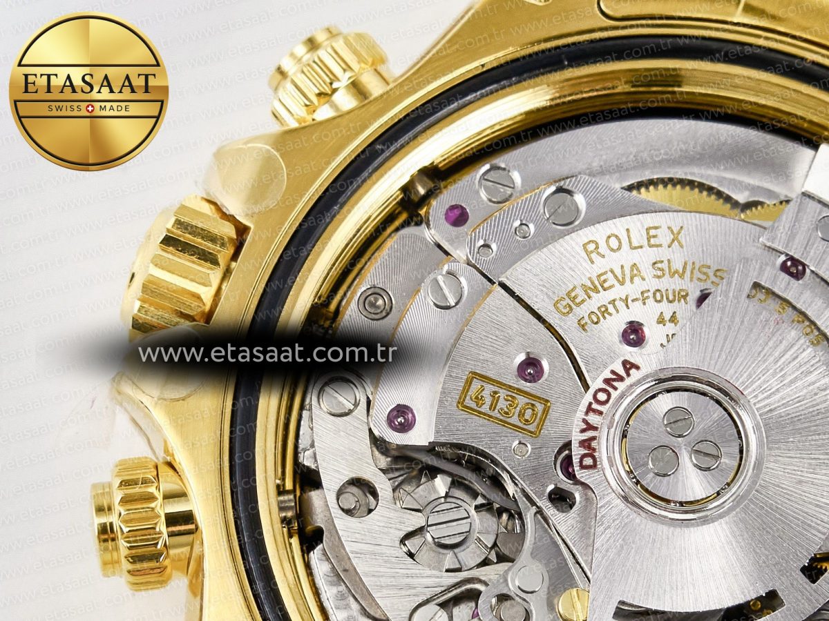 Rolex Daytona 116508 ZF 1:1 Best Edition Green Dial on YG Bracelet SH4130 (Gain Weight) - Görsel 22