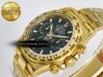 Rolex Daytona 116508 ZF 1:1 Best Edition Green Dial on YG Bracelet SH4130 (Gain Weight) - Görsel 6