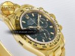 Rolex Daytona 116508 ZF 1:1 Best Edition Green Dial on YG Bracelet SH4130 (Gain Weight) - Görsel 7