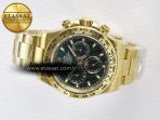 Rolex Daytona 116508 ZF 1:1 Best Edition Green Dial on YG Bracelet SH4130 (Gain Weight) - Görsel 9