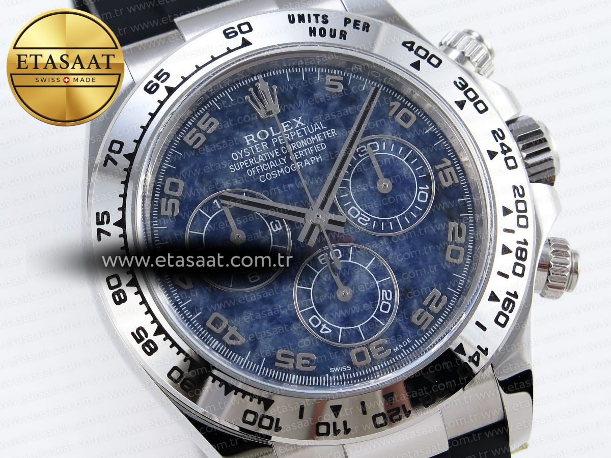 Rolex Daytona 116509 Blue Chalcedony Dial on Oysterflex A4130 - Görsel 5