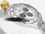 Rolex Daytona 116509  WHITE DIAL ARABIC MARKERS ON SS SA4130 - Görsel 6
