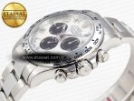 Rolex Daytona 116509  WHITE DIAL ARABIC MARKERS ON SS SA4130 - Görsel 8
