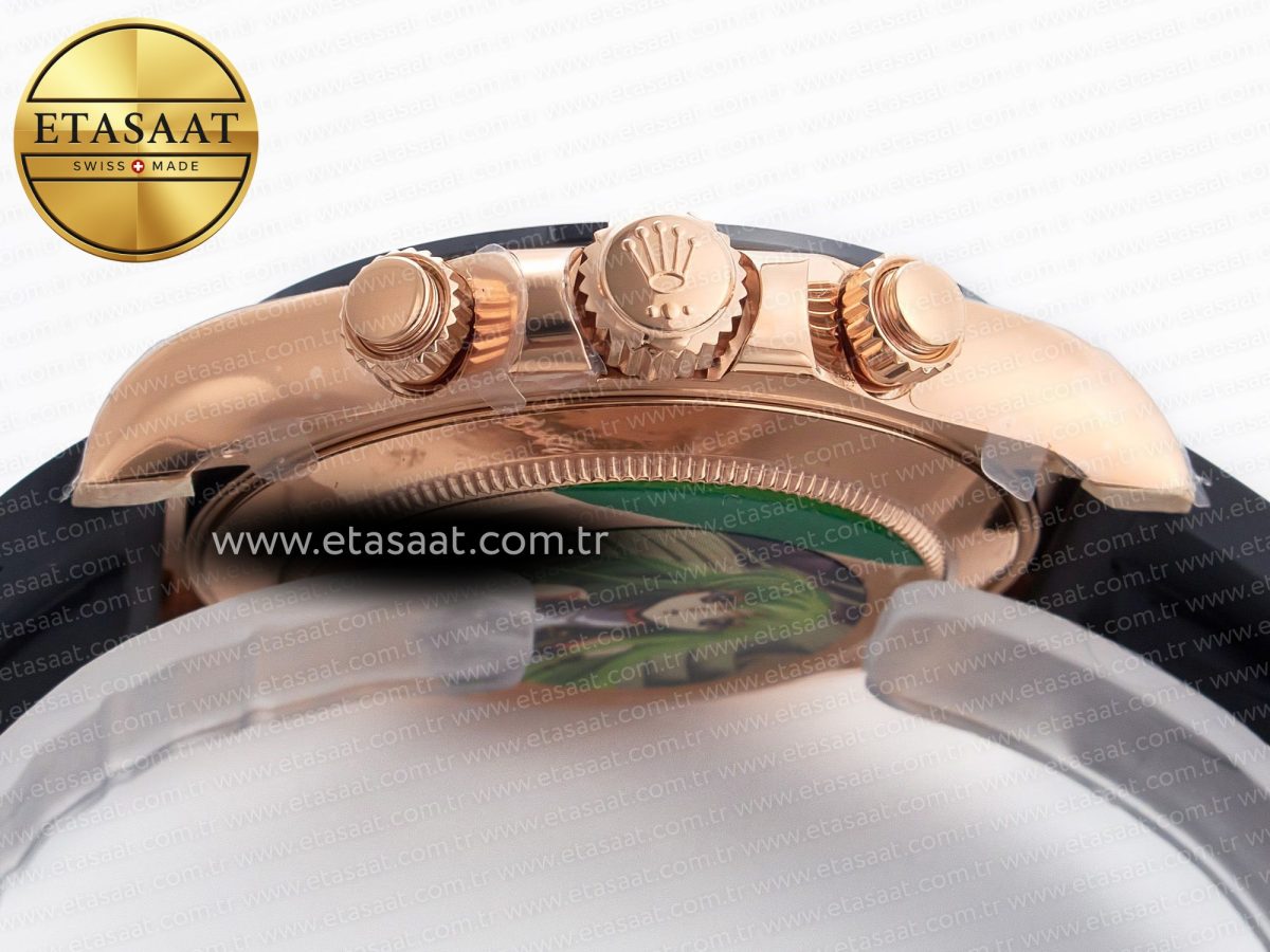 Rolex Daytona 116515 Clean 1:1 Best Edition 904L Steel RG White Dial on Oysterflex Strap SA4130 - Görsel 16