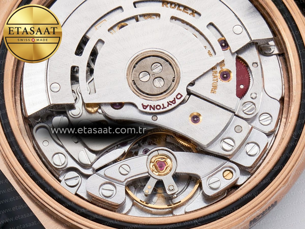 Rolex Daytona 116515 Clean 1:1 Best Edition 904L Steel RG White Dial on Oysterflex Strap SA4130 - Görsel 22