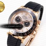 Rolex Daytona 116515 SILVER DIAL RG MARKERS ON OYSTERFLEX SA4130