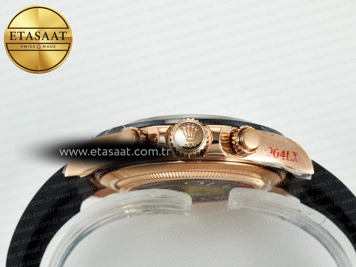 Rolex Daytona 116515 QF 1:1 Best Edition Brown/Black Dial on Oysterflex Strap SH4130 V11（Gain Weight） - Görsel 14