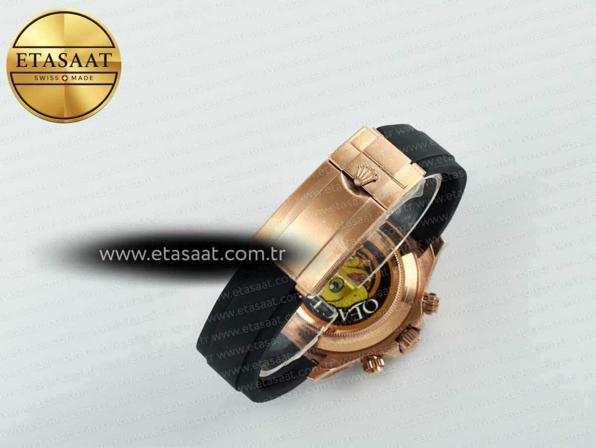 Rolex Daytona 116515 QF 1:1 Best Edition Brown/Black Dial on Oysterflex Strap SH4130 V11（Gain Weight） - Görsel 15