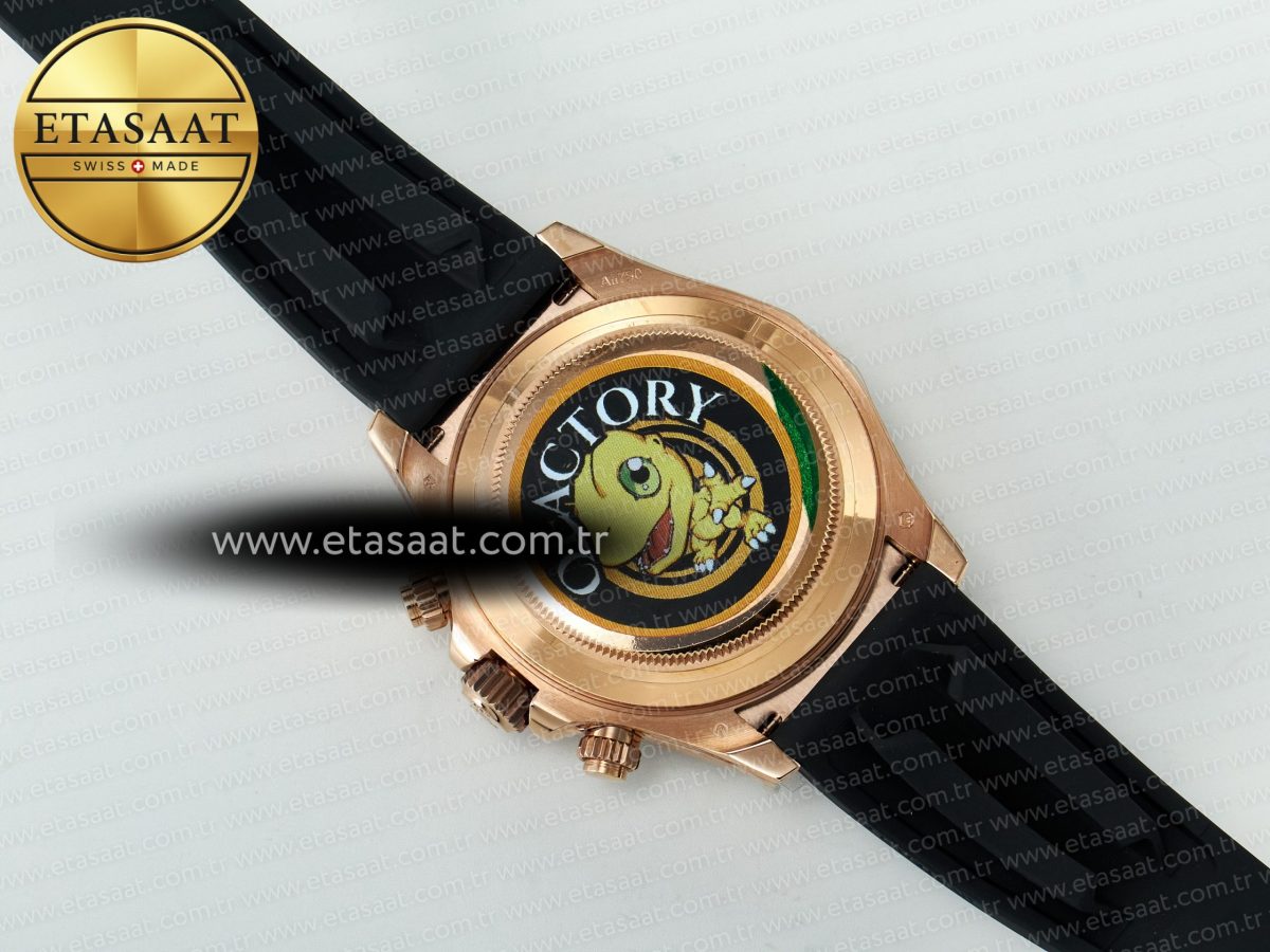 Rolex Daytona 116515 QF 1:1 Best Edition Brown/Black Dial on Oysterflex Strap SH4130 V11（Gain Weight） - Görsel 16