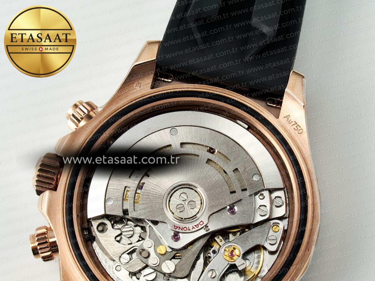 Rolex Daytona 116515 QF 1:1 Best Edition Brown/Black Dial on Oysterflex Strap SH4130 V11（Gain Weight） - Görsel 19