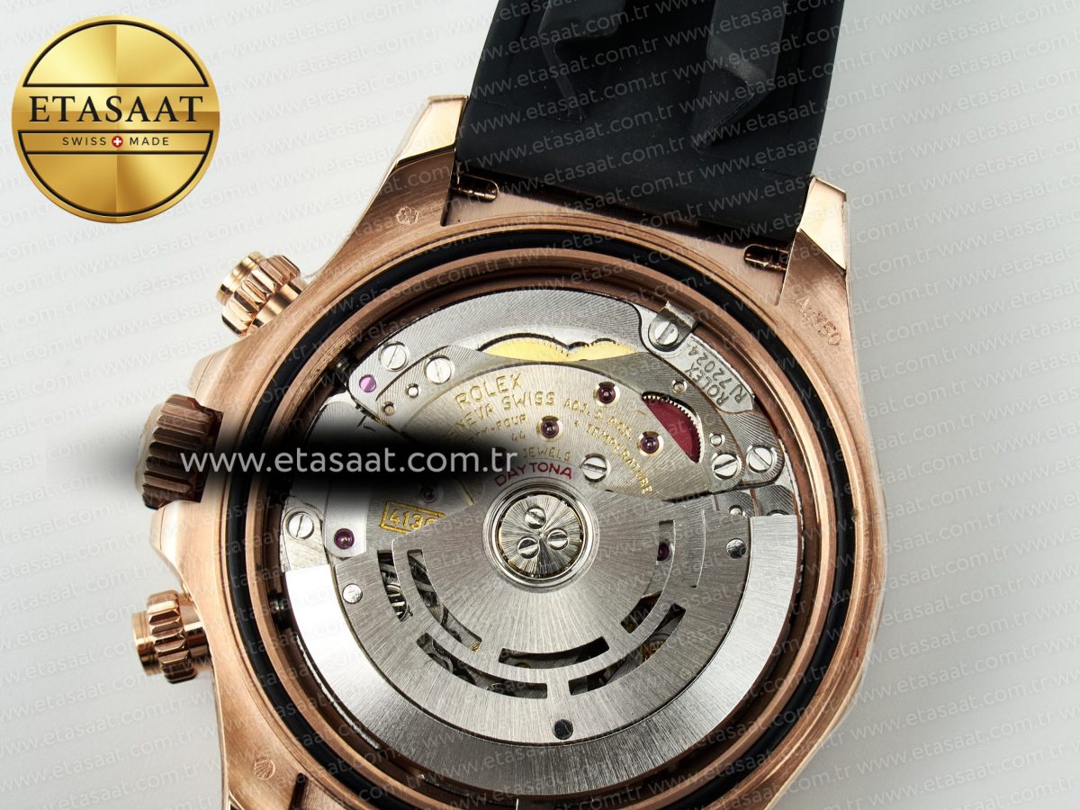 Rolex Daytona 116515 QF 1:1 Best Edition Brown/Black Dial on Oysterflex Strap SH4130 V11（Gain Weight） - Görsel 20