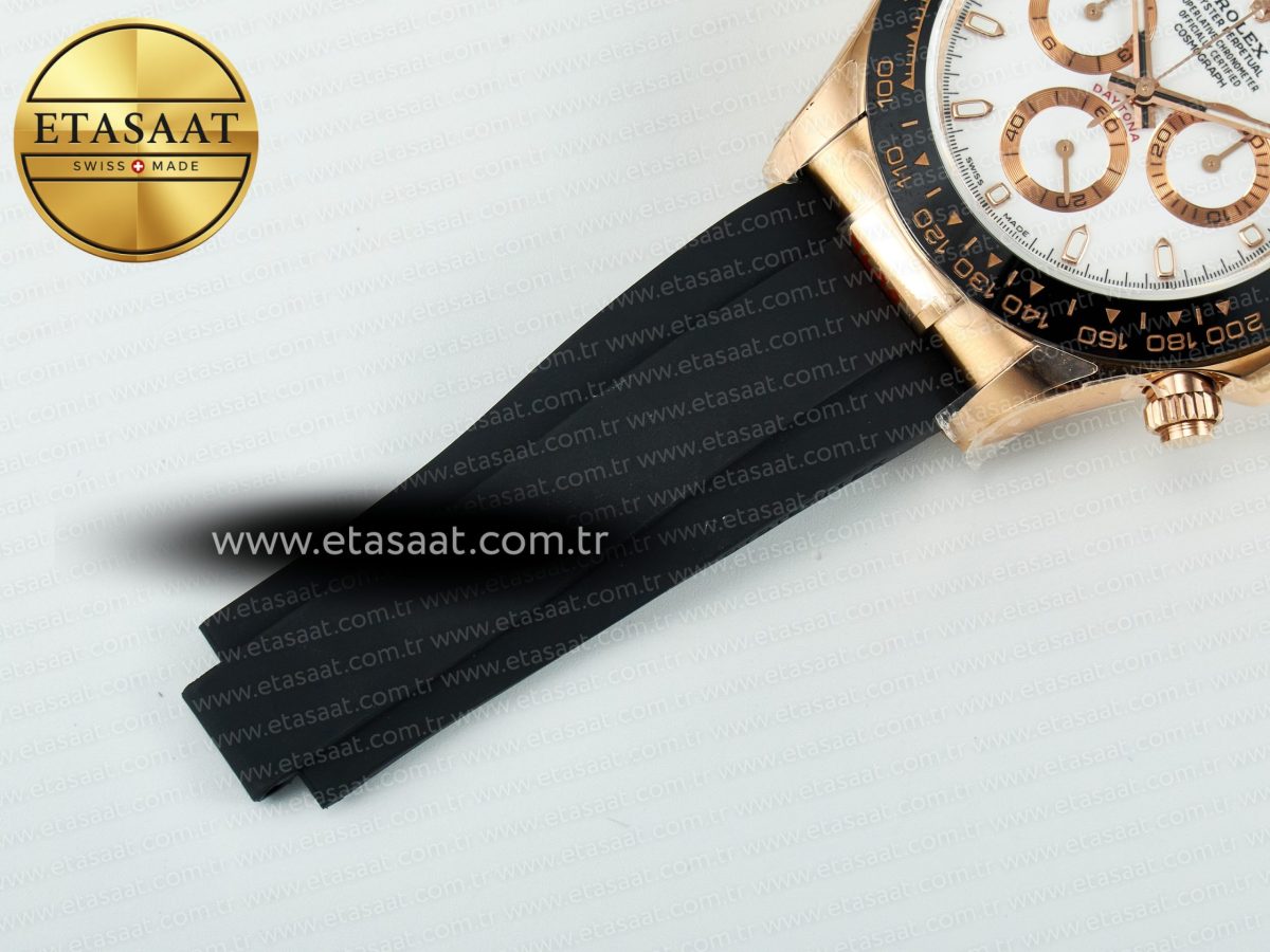 Rolex Daytona 116515 QF 1:1 Best Edition Brown/Black Dial on Oysterflex Strap SH4130 V11（Gain Weight） - Görsel 24