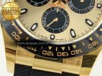 Rolex Daytona 116518 APS 1:1 Best Edition 904L SS Case YG Dial on Oysterflex Strap SH4130 (Gain Weight) - Görsel 13