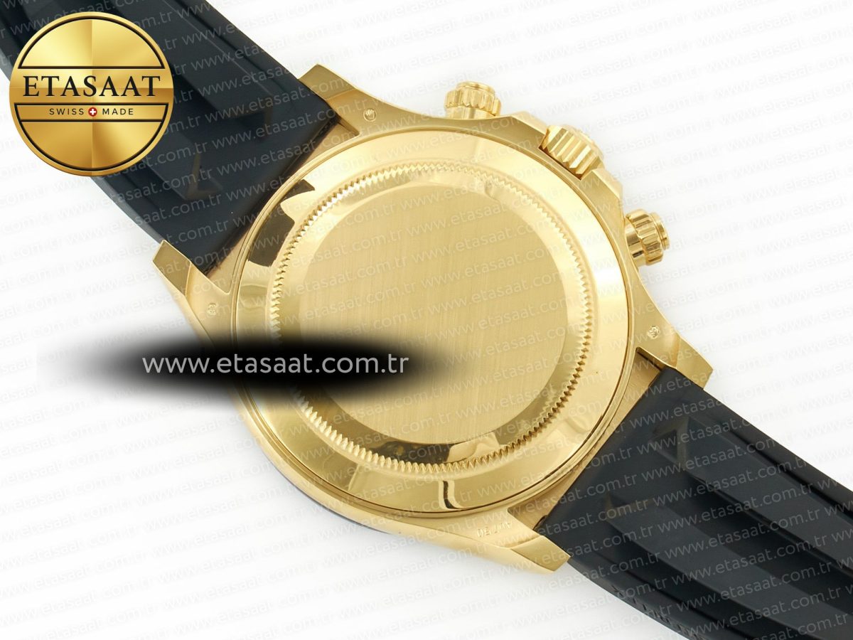 Rolex Daytona 116518 APS 1:1 Best Edition 904L SS Case YG Dial on Oysterflex Strap SH4130 (Gain Weight) - Görsel 18