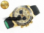 Rolex Daytona 116518 APS 1:1 Best Edition 904L SS Case YG Dial on Oysterflex Strap SH4130 (Gain Weight) - Görsel 8
