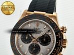 Rolex Daytona 116518 QF 1:1 Best Edition Meteorite Dial on Oysterflex Strap SH4130 V11(Gain Weight) - Görsel 10