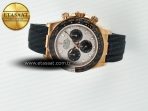 Rolex Daytona 116518 QF 1:1 Best Edition Meteorite Dial on Oysterflex Strap SH4130 V11(Gain Weight) - Görsel 8