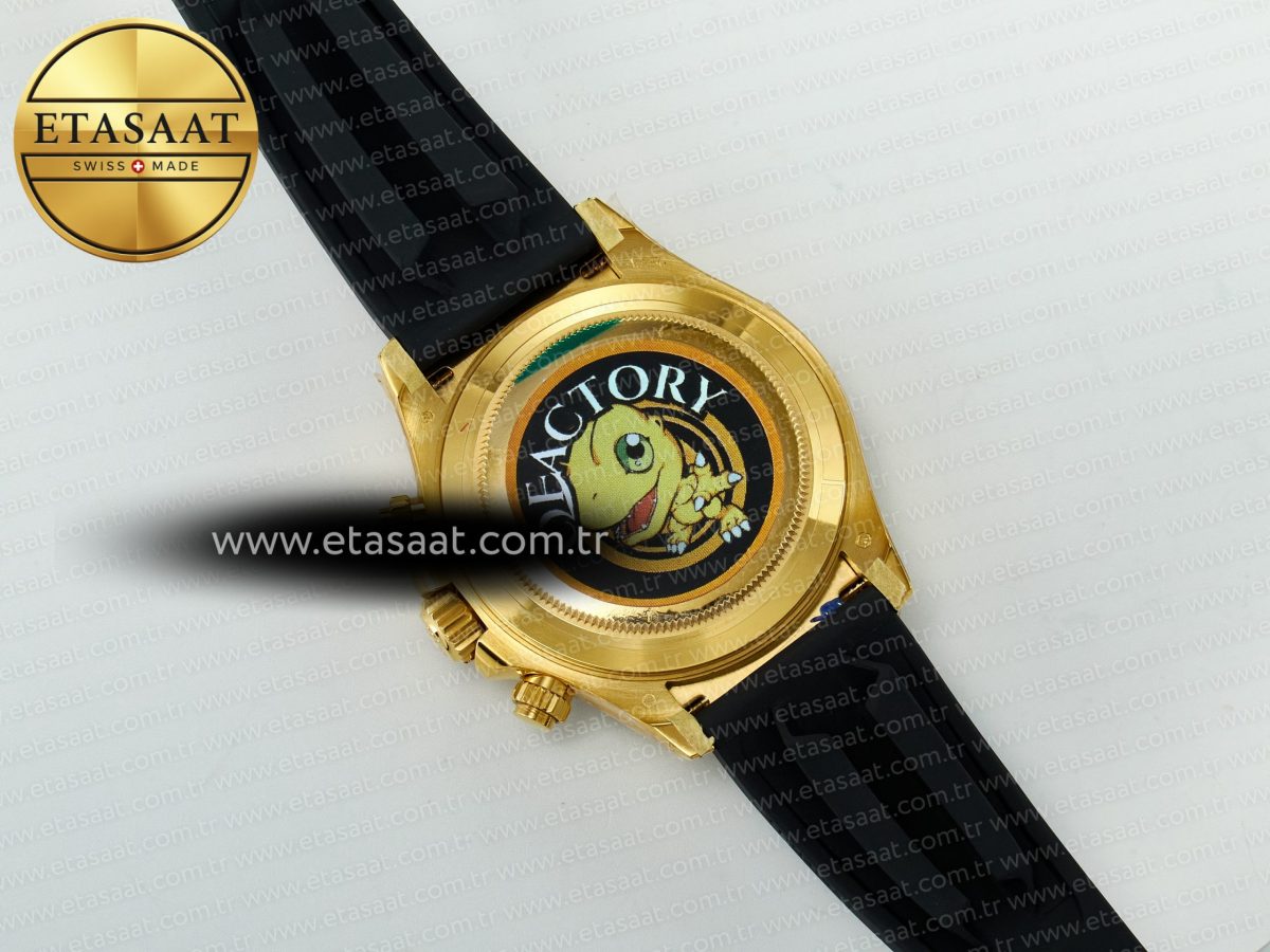Rolex Daytona 116518 QF 1:1 Best Edition White/YG Dial on Oysterflex Strap SH4130 V11（Gain Weight） - Görsel 17