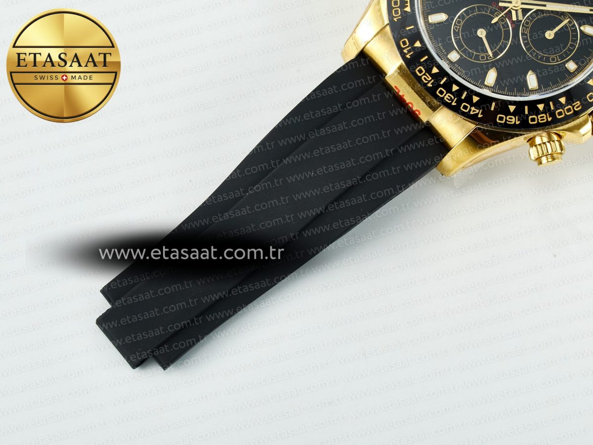 Rolex Daytona 116518 QF 1:1 Best Edition White/YG Dial on Oysterflex Strap SH4130 V11（Gain Weight） - Görsel 25
