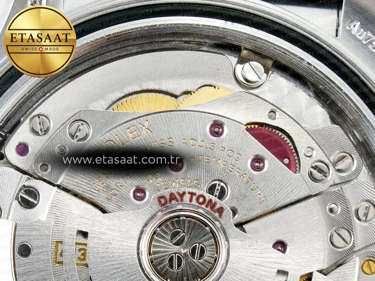 Rolex Daytona 116519 APS 1:1 Best Edition 904L SS Case Grey Dial on Oysterflex Strap SH4130 (Gain Weight) - Görsel 21