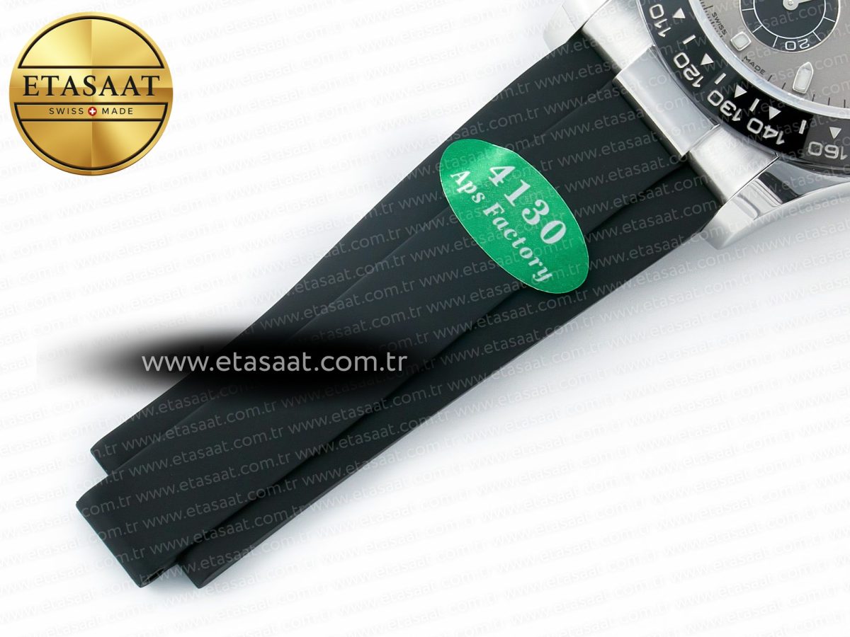 Rolex Daytona 116519 APS 1:1 Best Edition 904L SS Case Grey Dial on Oysterflex Strap SH4130 (Gain Weight) - Görsel 25