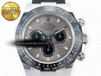 Rolex Daytona 116519 APS 1:1 Best Edition 904L SS Case Grey Dial on Oysterflex Strap SH4130 (Gain Weight) - Görsel 4