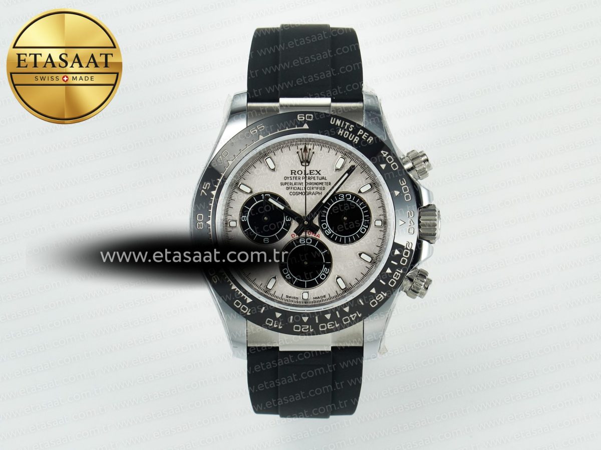 Rolex Daytona 116519 QF 1:1 Best Edition Meteorite Dial on Oysterflex Strap SH4130 V11（Gain Weight） - Görsel 3