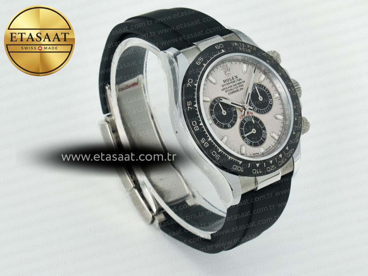 Rolex Daytona 116519 QF 1:1 Best Edition Meteorite Dial on Oysterflex Strap SH4130 V11（Gain Weight） - Görsel 5