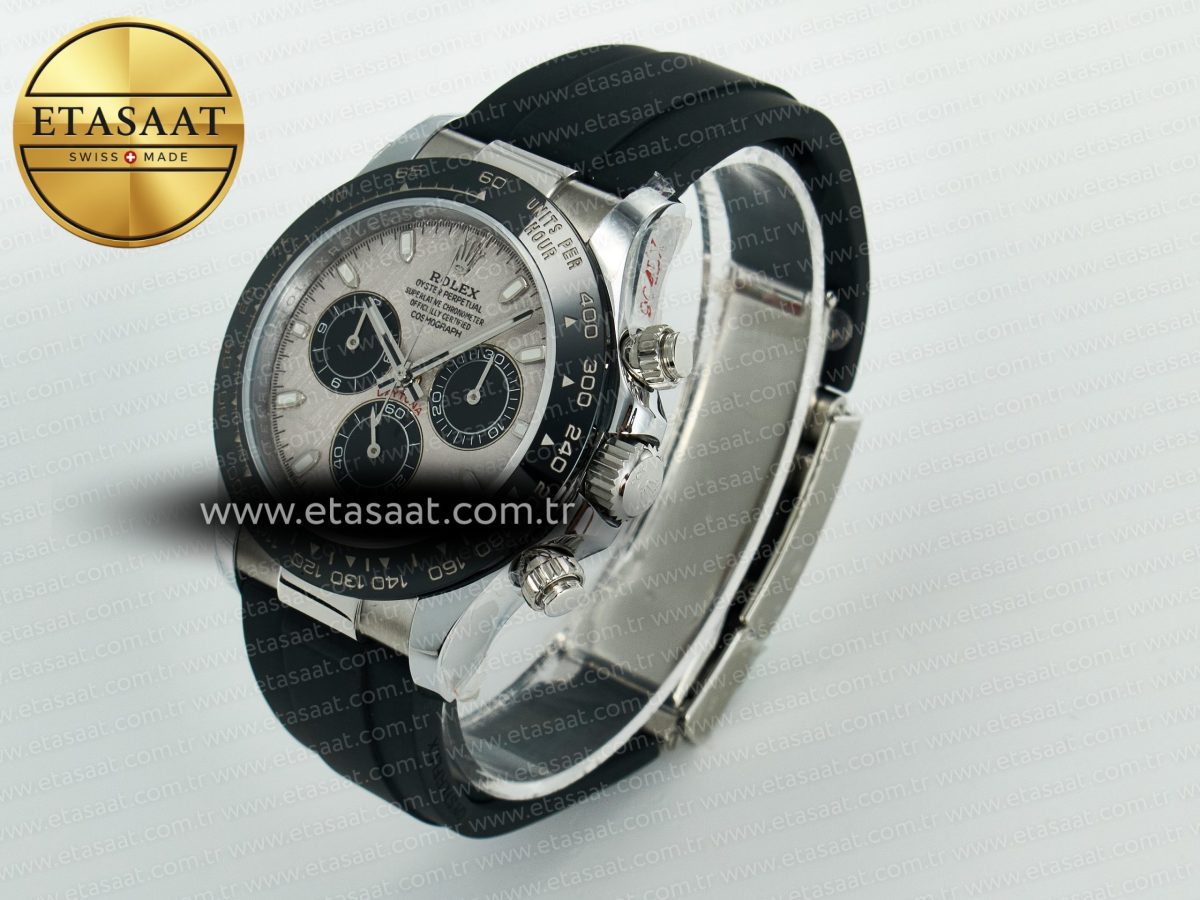 Rolex Daytona 116519 QF 1:1 Best Edition Meteorite Dial on Oysterflex Strap SH4130 V11（Gain Weight） - Görsel 6
