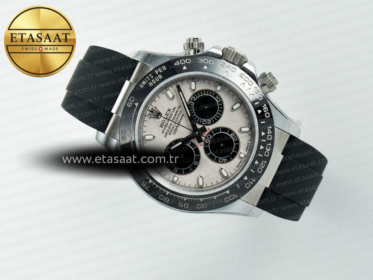 Rolex Daytona 116519 QF 1:1 Best Edition Meteorite Dial on Oysterflex Strap SH4130 V11（Gain Weight） - Görsel 8