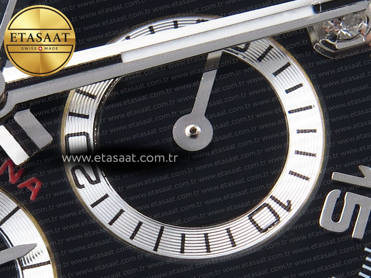 Rolex Daytona 116519 Black Diamonds Dial on Oysterflex A7750 - Görsel 11