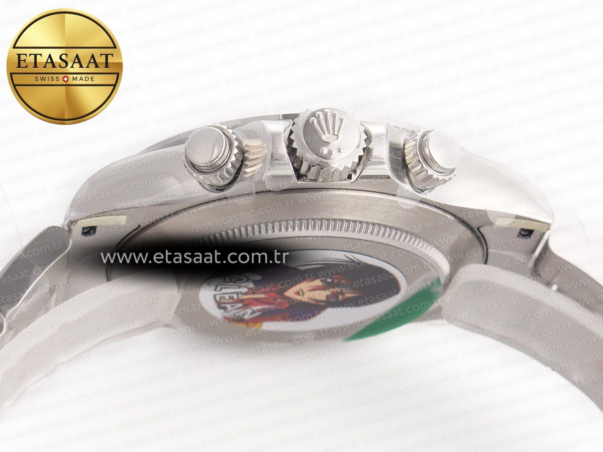 Rolex Daytona 116520 Clean 1:1 Best Edition 904L SS Case and Bracelet Black Dial SA4130 V3 - Görsel 16