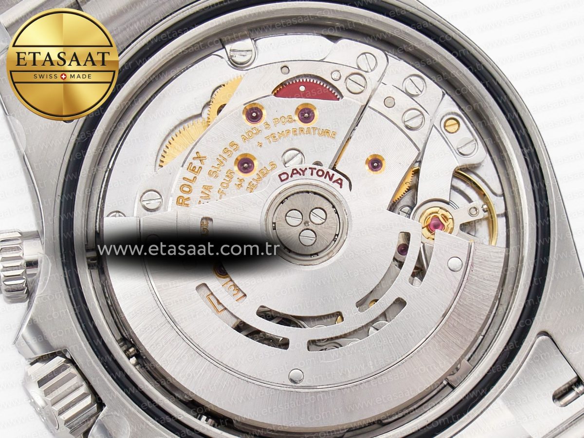 Rolex Daytona 116520 Clean 1:1 Best Edition 904L SS Case and Bracelet Black Dial SA4130 V3 - Görsel 21
