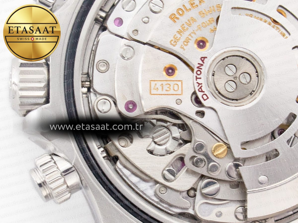 Rolex Daytona 116520 Clean 1:1 Best Edition 904L SS Case and Bracelet Black Dial SA4130 V3 - Görsel 22