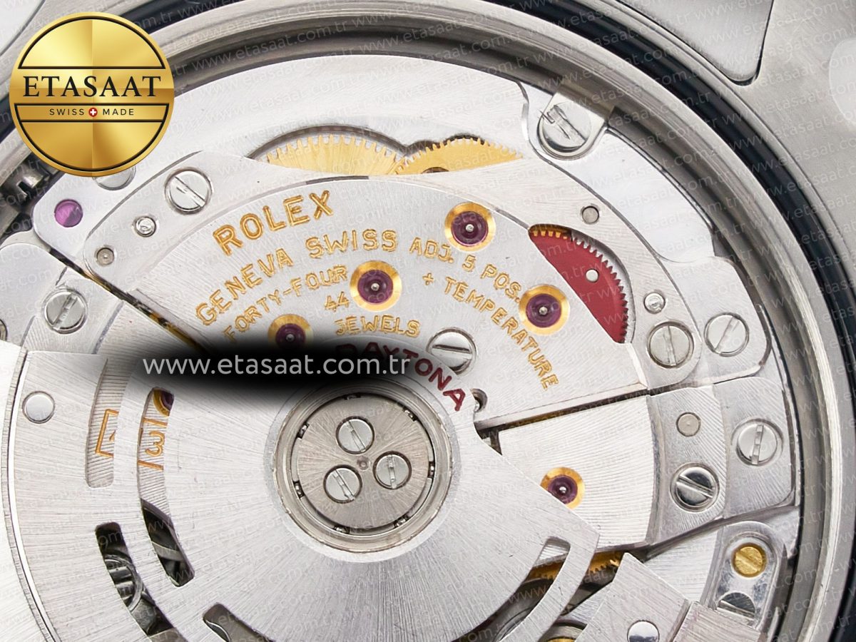 Rolex Daytona 116520 Clean 1:1 Best Edition 904L SS Case and Bracelet Black Dial SA4130 V3 - Görsel 23