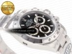 Rolex Daytona 116520 Clean 1:1 Best Edition 904L SS Case and Bracelet Black Dial SA4130 V3 - Görsel 7