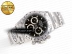 Rolex Daytona 116520 Clean 1:1 Best Edition 904L SS Case and Bracelet Black Dial SA4130 V3 - Görsel 8