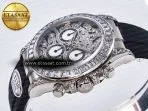 Rolex Daytona 116589 TBR “Eye of the Tiger” Clean 1:1 Best Edition 904L SS Black Diamonds Dial on Black Rubber Strap SA4130 - Görsel 6