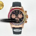 Rolex Daytona 116595 Gökkuşağı Clean RG 904L SA4130 Eta Saat - Görsel 3 - 1:1 Süper Klon Saat