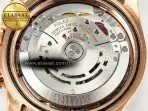 Rolex Daytona 116595 RBOW Clean RG 1:1 Best Edition 904L Rainbow Diamonds Dial on Black Rubber Strap SA4130 - Görsel 20