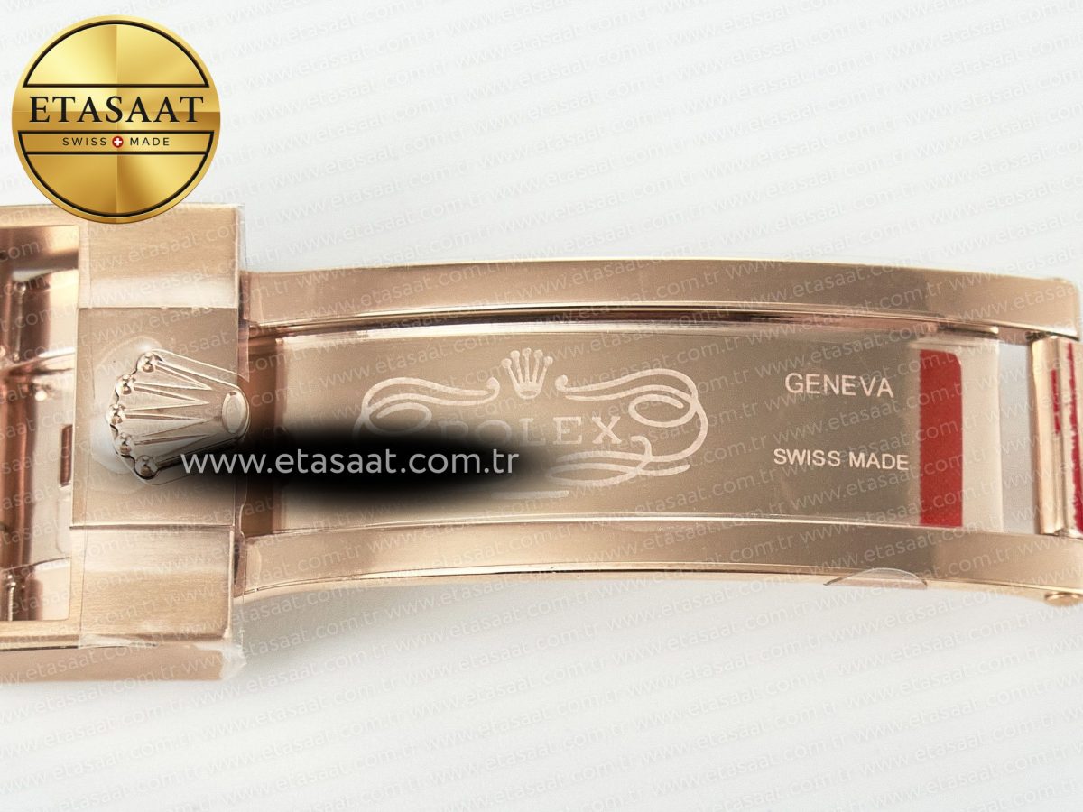 Rolex Daytona 116595 RBOW Clean RG 1:1 Best Edition 904L Rainbow Diamonds Dial on Black Rubber Strap SA4130 - Görsel 31