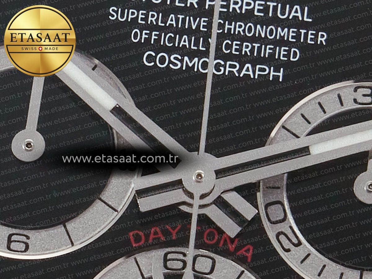 Rolex Daytona 126500 Clean 1:1 Best Edition 904L SS Case and Bracelet Black Dial SH4131 - Görsel 11