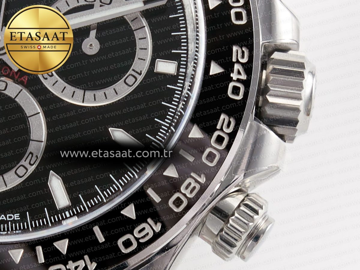 Rolex Daytona 126500 Clean 1:1 Best Edition 904L SS Case and Bracelet Black Dial SH4131 - Görsel 12