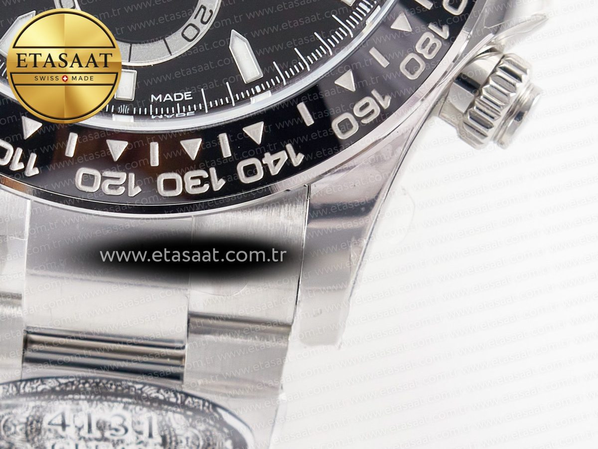 Rolex Daytona 126500 Clean 1:1 Best Edition 904L SS Case and Bracelet Black Dial SH4131 - Görsel 14