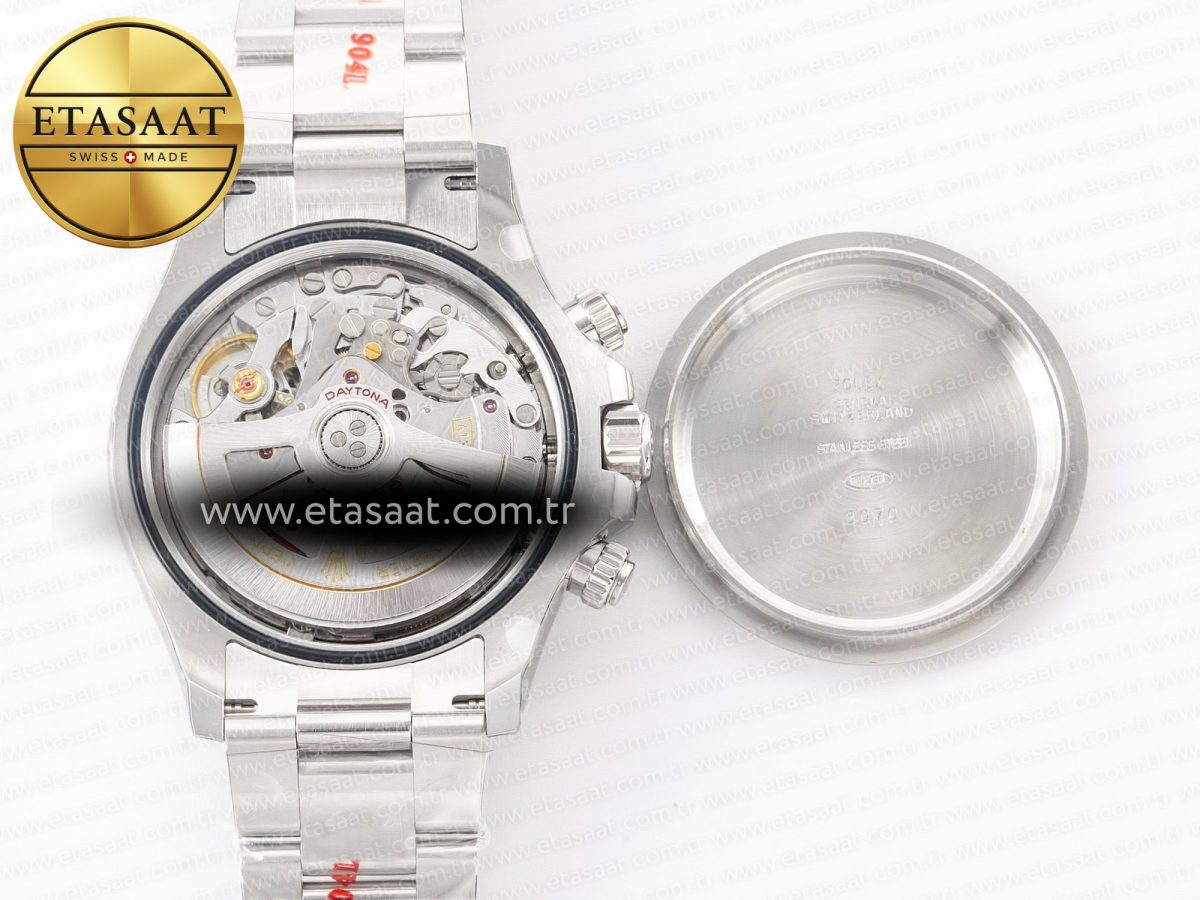 Rolex Daytona 126500 Panda Clean 1:1 Best Edition 904L SS Case and Bracelet White Dial SH4131 - Görsel 19