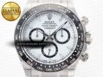 Rolex Daytona 126500 Panda Clean 1:1 Best Edition 904L SS Case and Bracelet White Dial SH4131 - Görsel 4