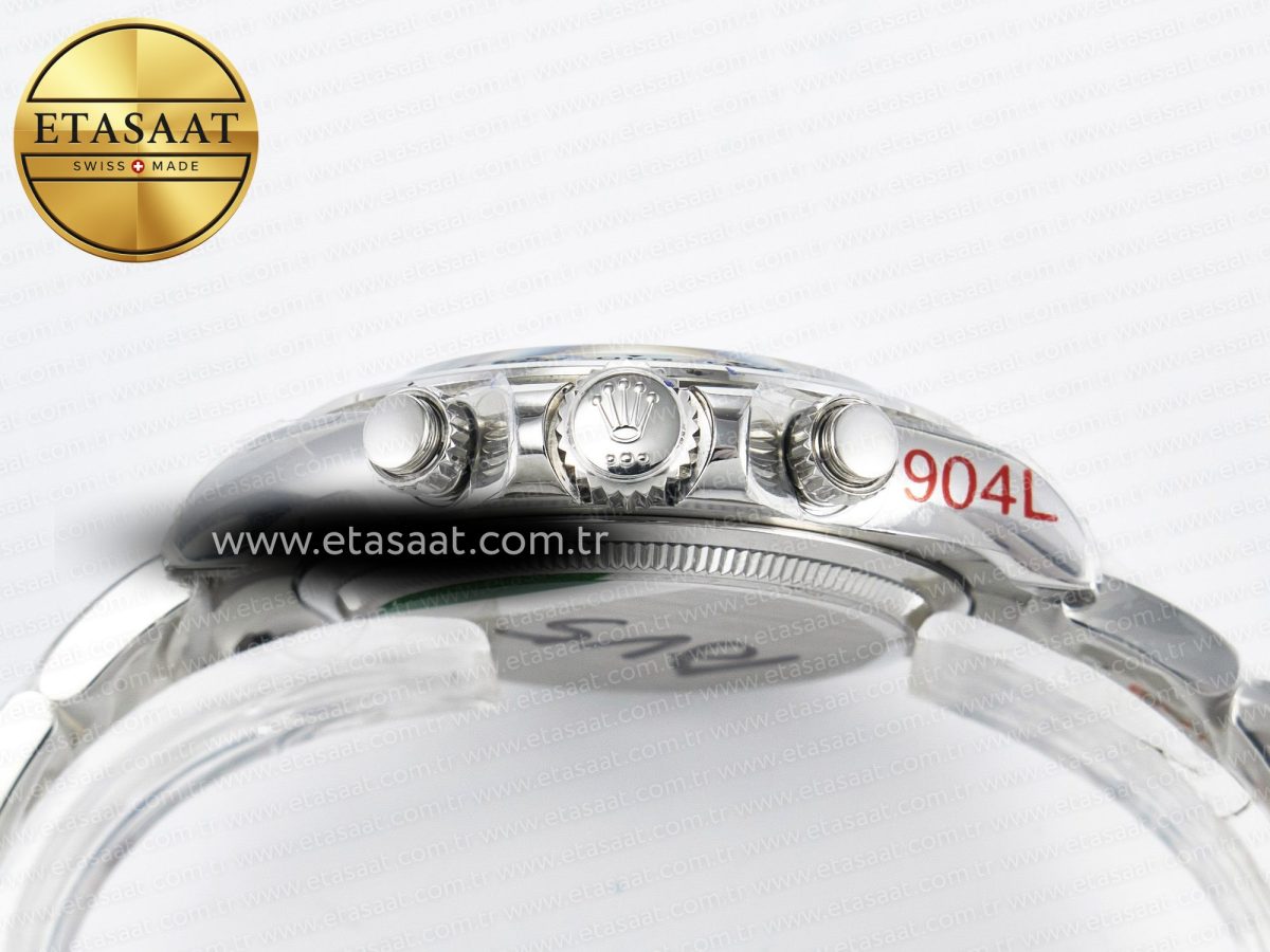 Rolex Daytona 126500 QF 1:1 Best Edition Black Dial on SS Bracelet Strap SH4131 V5 - Görsel 16
