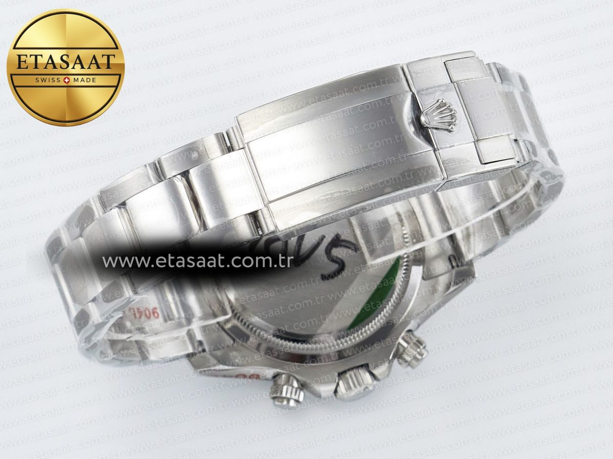 Rolex Daytona 126500 QF 1:1 Best Edition Black Dial on SS Bracelet Strap SH4131 V5 - Görsel 17
